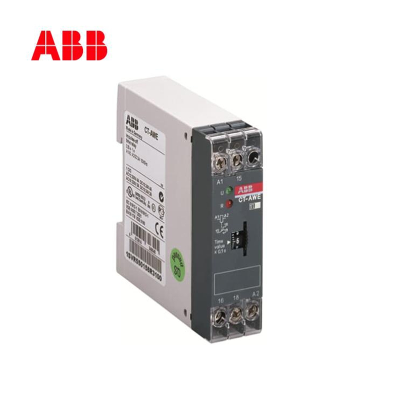 ABB CT-AWE, 1 c/o, 0.05-1s, 220-240VAC CT-E 电子时间继电器 10050027（个）期货产品下单前请联系客服确认交期