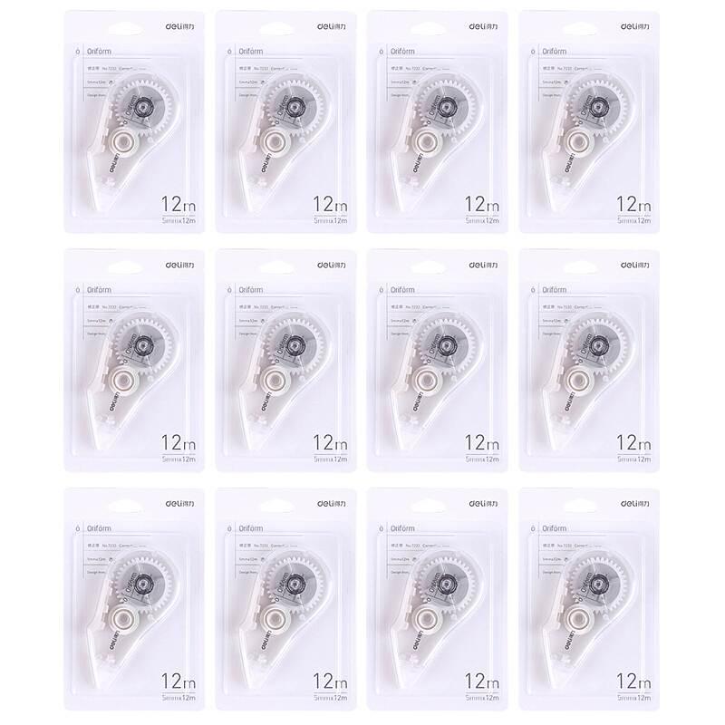 得力(deli)7233修正帶(單位：卡）白色