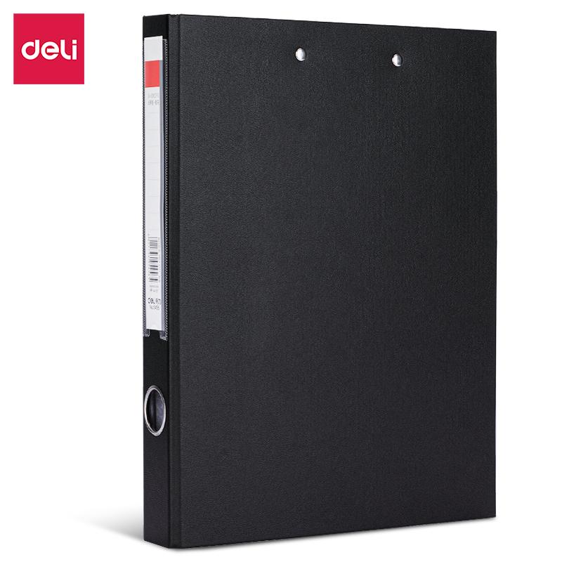 得力5456纸板文件夹48只/箱(单位：箱)黑色