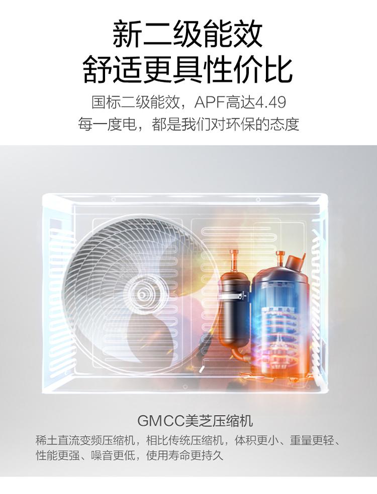 美的 Midea KFR-50GW/BP3DN8Y-PC401(2) 空调（套）