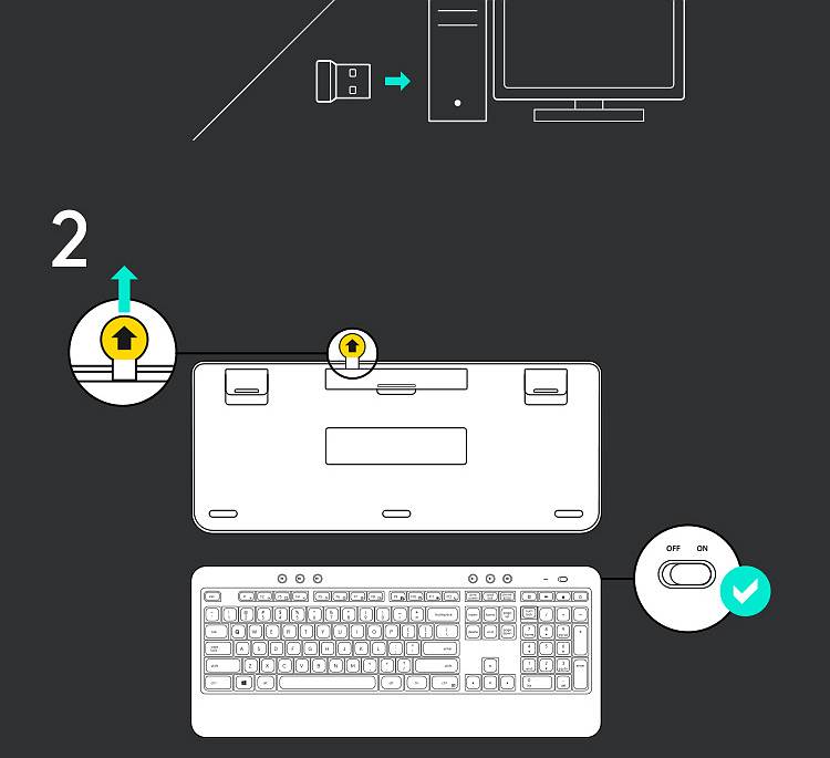 罗技MK540键鼠套装(套)