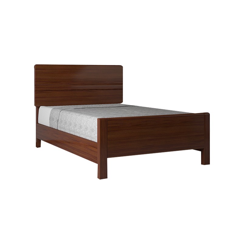 优企 橡胶木床组合家具现代简易宿舍卧室家具床 1.5米