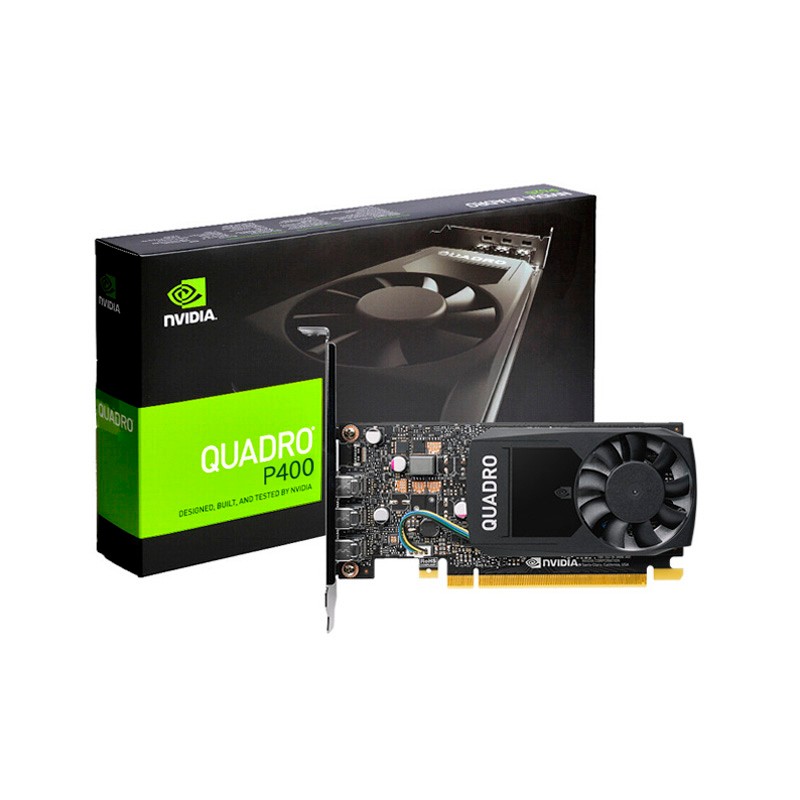 丽台nvidia quadro p400 2g gddr5 64bit/32gbps/cuda核心256 支持4k