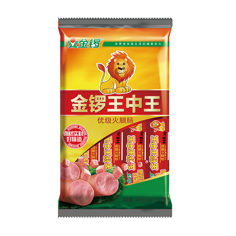 金锣 王中王系列 火腿肠 40g*10支 (袋)