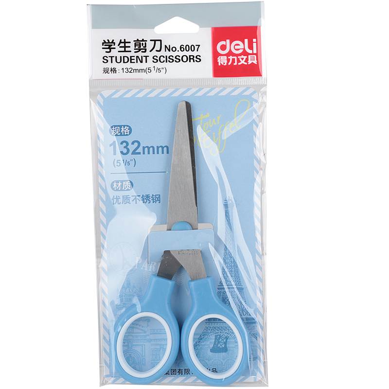 得力 6007 剪刀 132MM (单位:把) 混色