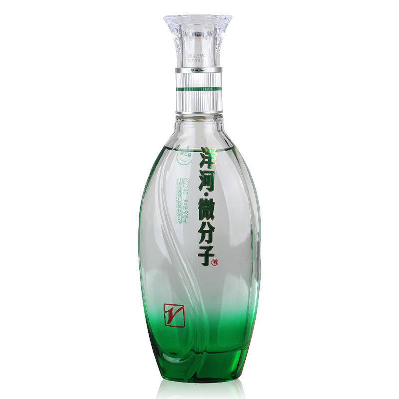 洋河微分子白酒 kgd50 小v 单瓶500ml 43.