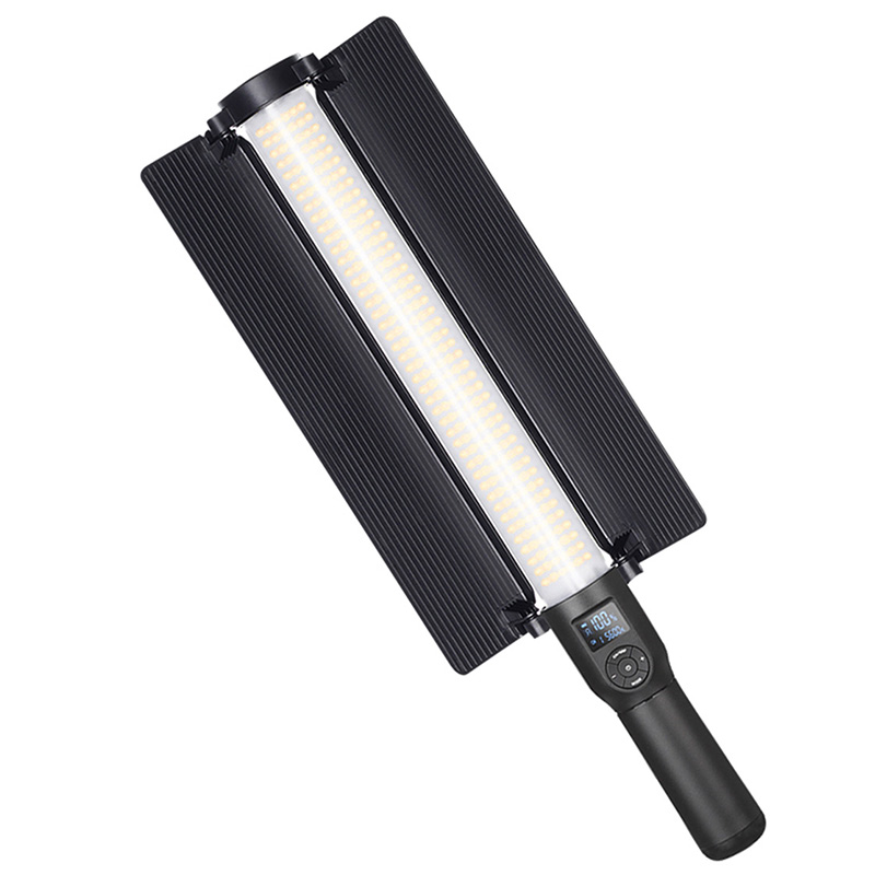 神牛lc500双色温棒补光灯(两灯 灯架)(套)