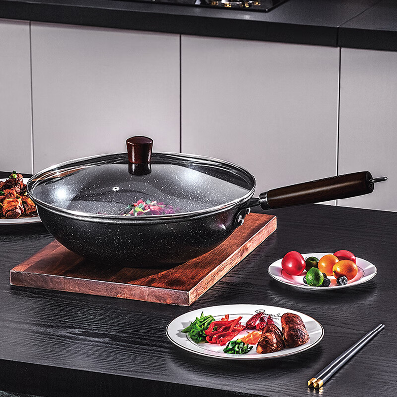 荣事达rsd005-fj麦饭石炒锅(个)|锅具|杯,壶及生活餐具|生活用品|得力