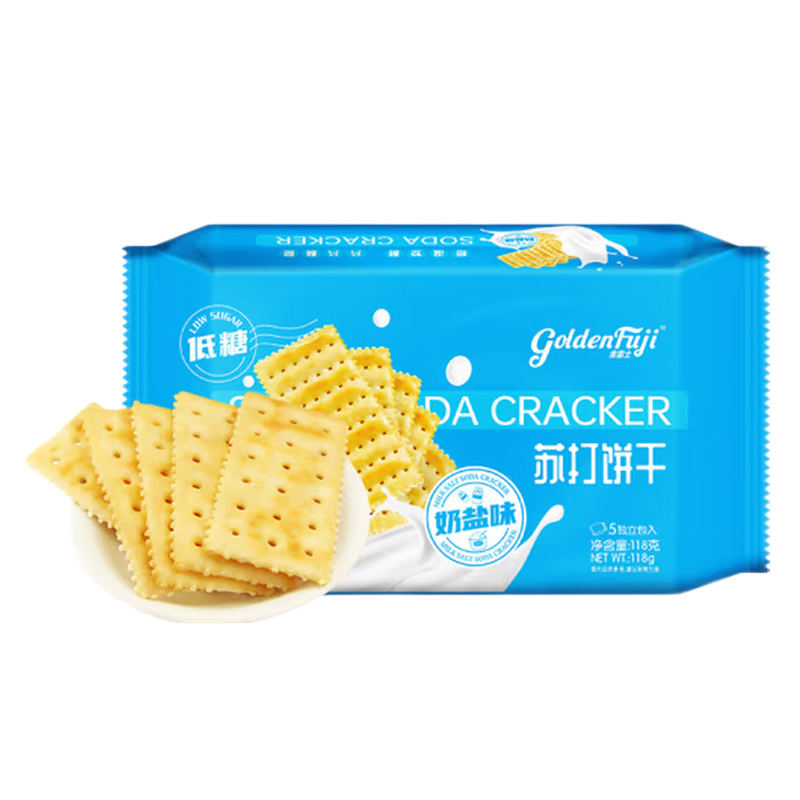 金富士低糖苏打饼干118g(单位:包)