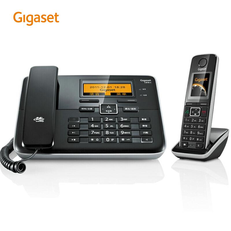 集怡嘉C810A子母电话机黑色一拖一(台)