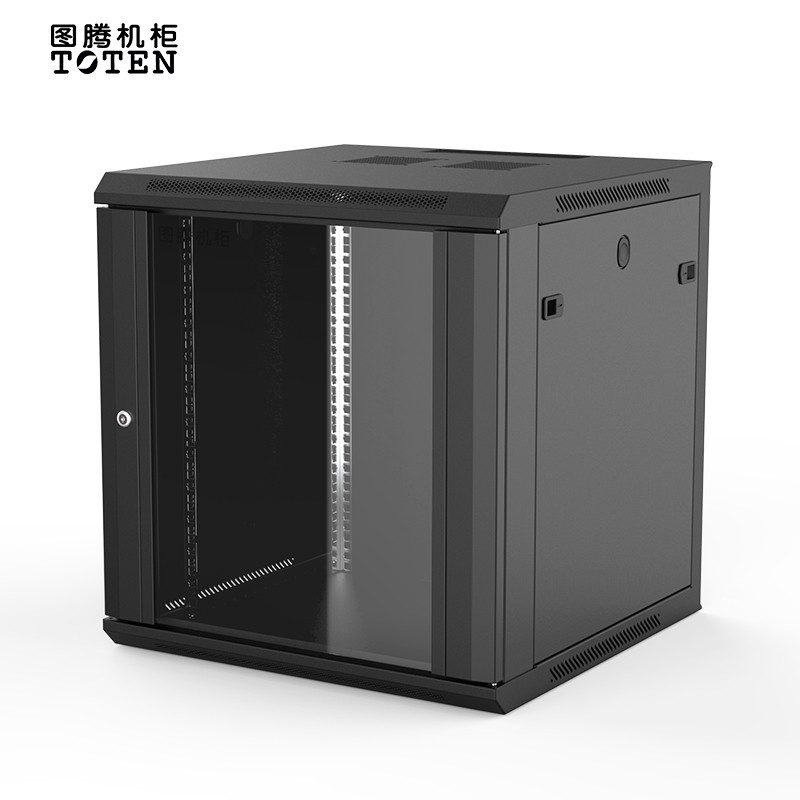 图腾w26612网络机柜12u黑色(台)|机柜|网络设备|电脑及配件|得力商城