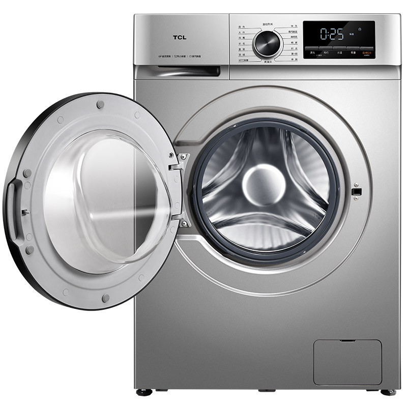tcl 十公斤全自动滚筒洗衣机xqg100-f1cb(单位:台)|洗衣机/干衣机