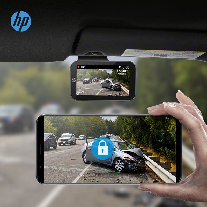 惠普(hp)f960x迷你行车记录仪1296p高清裸机不含内存(单位:个)|行车
