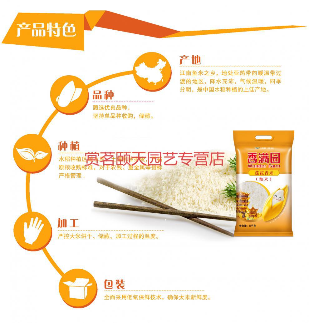 香满园莲花香米5kg(袋)