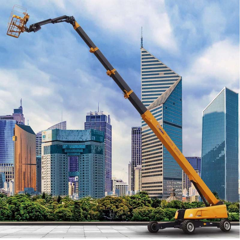 徐工xcmg直臂移动式升降机xgs34高空工作平台电动液压作业高度34米